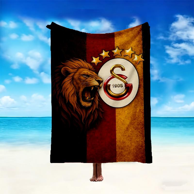 [Galatasaray SK Blanket] Soft Throw Blanket for Bed Sofa, Holiday Gift Blanket for Women Men Family Friend