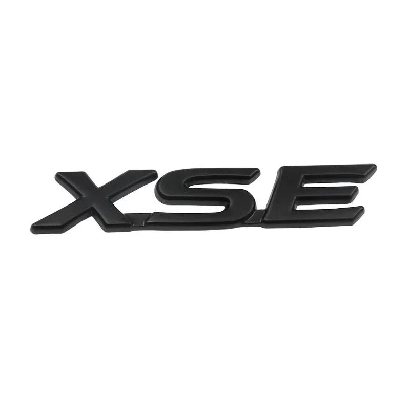 3D Metal SE XSE Logo Rear Trunk Emblem Badge Decals Sticker For Toyota Camry Sienna Highlander Corolla Car Styling Accessories