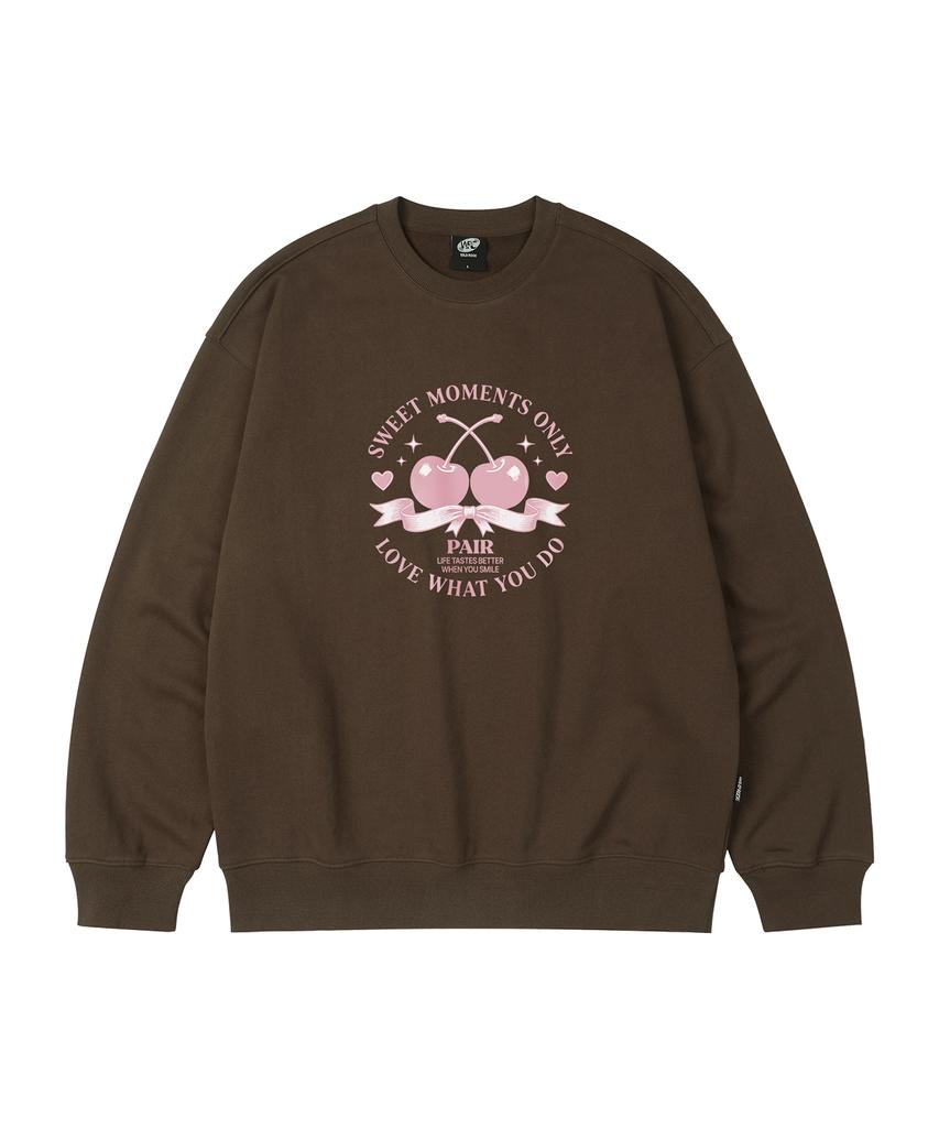 WILDROCK Cherry Pear Oversized Sweatshirt_9 Col (A Type)