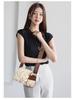 Women's Retro Fashion Handbag: Versatile, High-End Print Pillow Bag with Textured Finish
