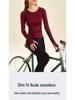 Lulu Women's Long-Sleeve Quick-Dry High-Elastic Yoga and Pilates Slim-Fit Running Top