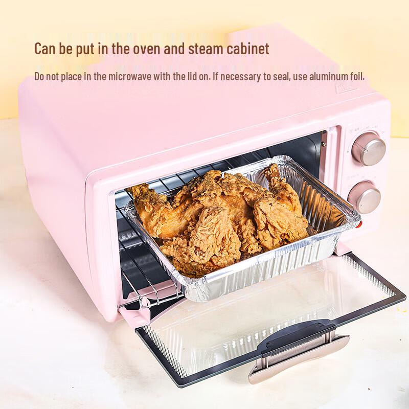 Faxilon 600ml Aluminiumfolien-Mahlzeitvorbereitungsbehälter