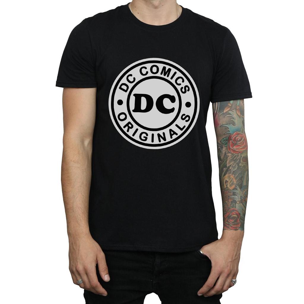 DC Comics Mens DC Originals Logo T-Shirt