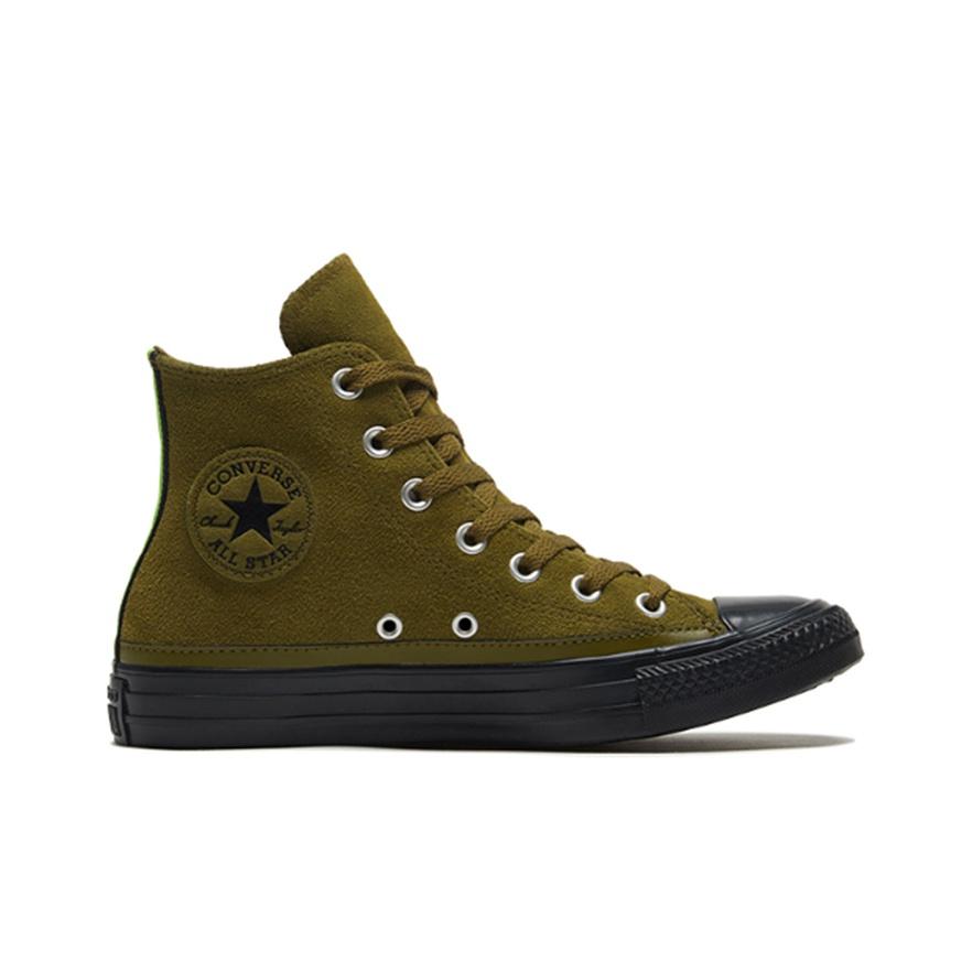 Converse Chuck Taylor All Star Retro Casual High-Top Canvas Shoes Unisex Sneakers Olive-Green 168705C