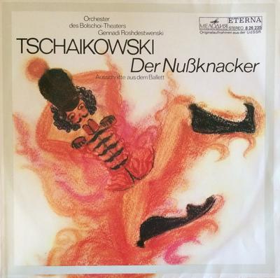Disco LP ORCHESTER DES BOLSCHOITHEATERS GE Tschaikowski El Cascanueces Auss 826235 Melodia Eterna 1974 Alemán Dem Clásico Usado