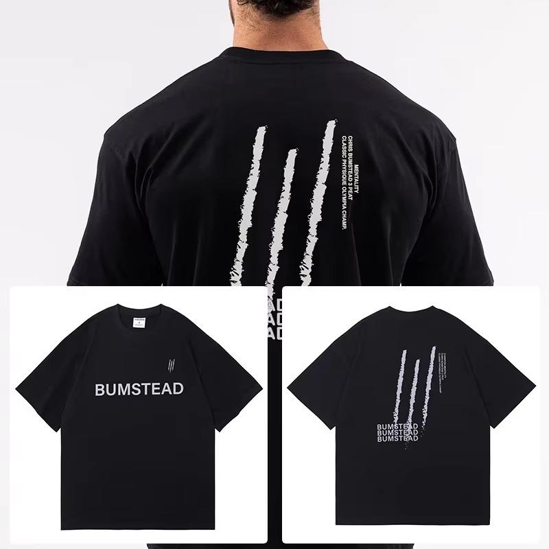 Fitness Men's Cotton T-Shirt Muscle Running Short Sleeve Crew Neck Top CBUM Brand Summer Collection Sweatshirt for Men Oversized