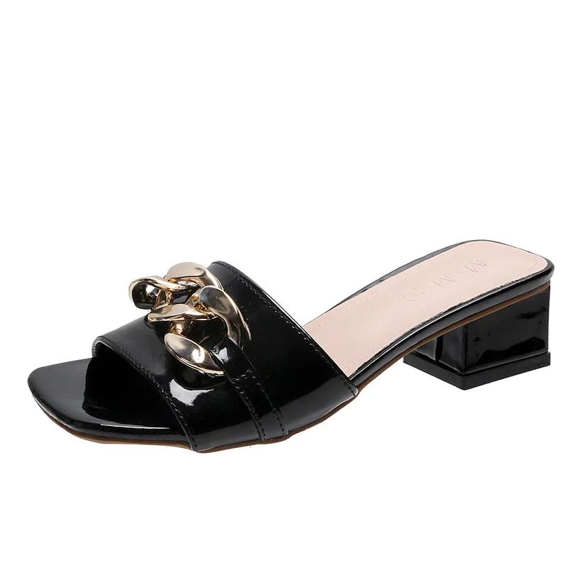 Fashion Summer Women's Slippers New Women's Sandals High Heel Sandals High End Banquet Ball Wedding Women's Slippers