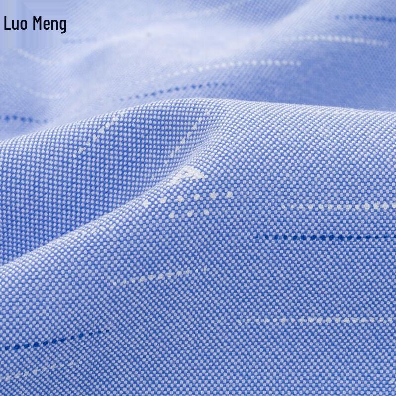 ROMON Men's Long Sleeve Wrinkle-Resistant Business Shirt