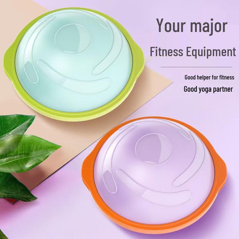 Longchan Mini Yoga Bosu Ball and Wheel