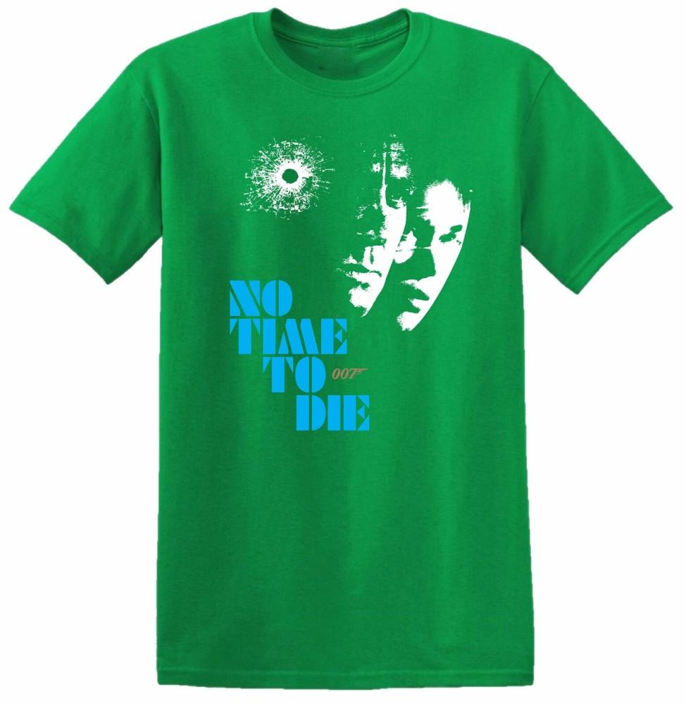 No Time To Die T Shirt James Bond 007 Top Birthday Christmas Unisex Kids Unisex S