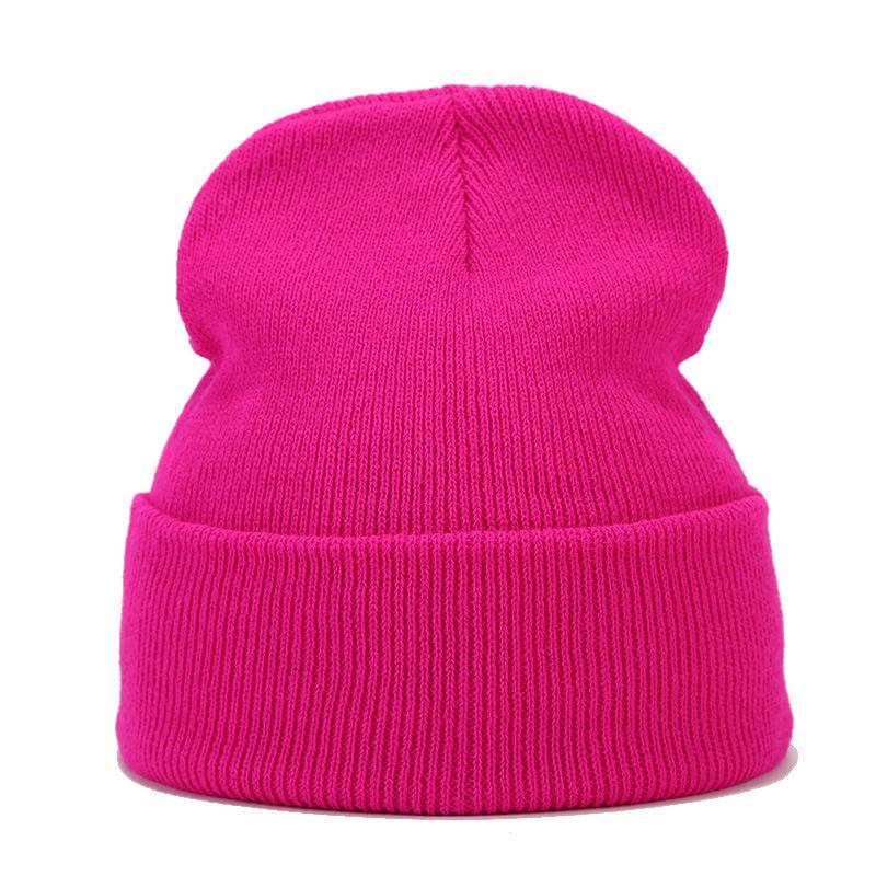 Strickmützen, Damenhüte, Einfarbige Hüte, Herbst- und Winterhüte, Glatt gestrickte Mützen, Bommelmützen, Herrenhüte, Outdoor-Hüte, Kalte Hüte, Warme Hüte