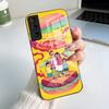 Coque de téléphone B-Bobs B-Burgers Pour Samsung S26 S25 S24 FE S23 S22 S21 Plus S20 Ultra Note20Ultra Couvercle en Verre Noir