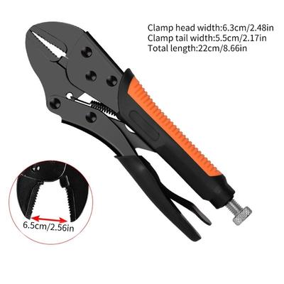 Slip Resistant Tooth Pattern Locking Pliers for Powerful Hold Durable and Wear Resistant Heat Treatments for Strength