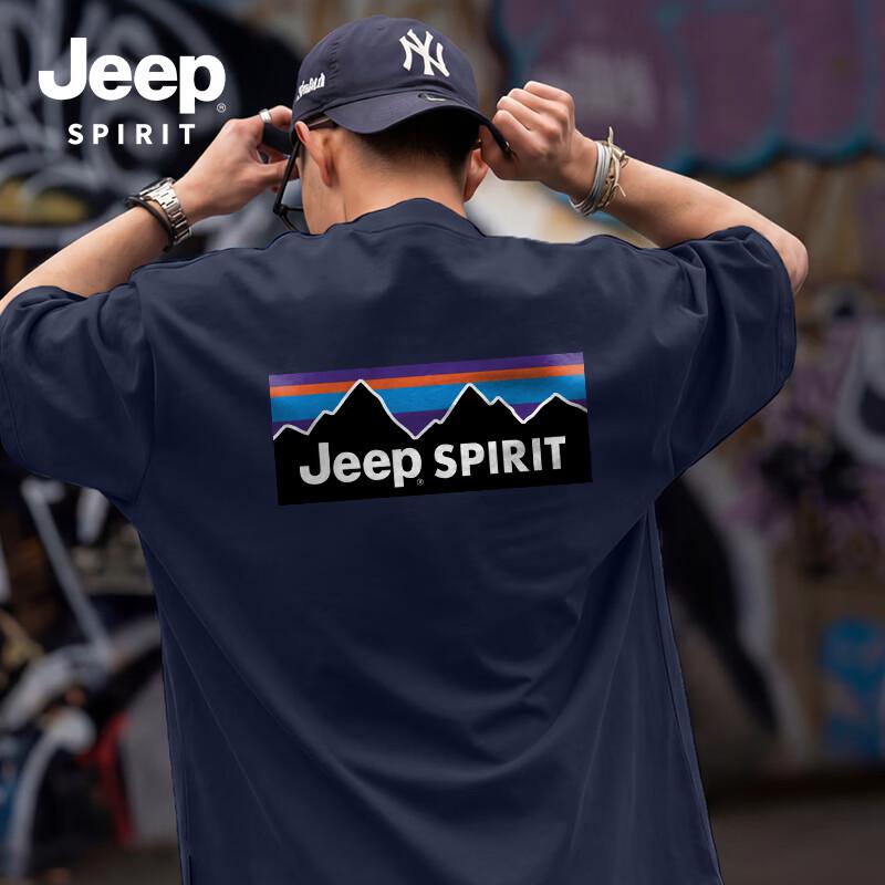 JEEP SPIRIT Men s 220G Cotton Short-Sleeve T-Shirt XL