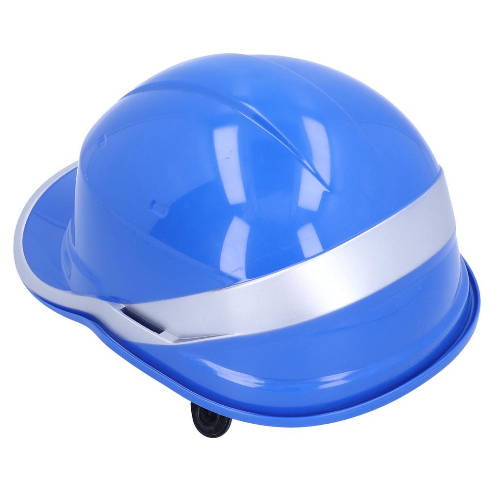 Blue Safety Hard Hat Anti Smashing Adjustable Helmet with Reflective Stripe for Construction Sites
