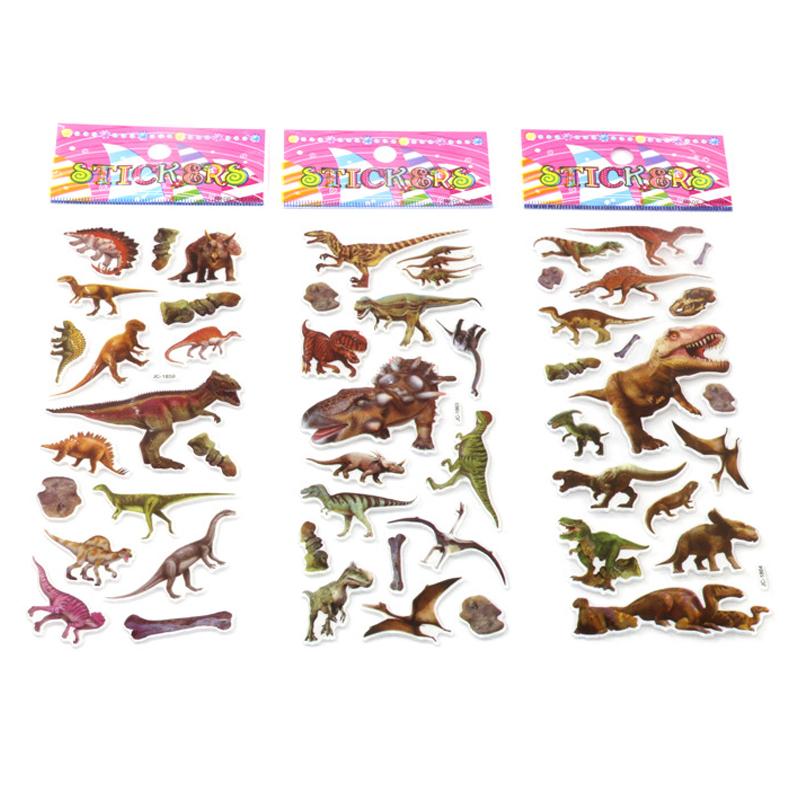10 Sheets Dinosaur Stickers for Boys Kids Toy Gift DIY Laptop Phone Suitcase Notebook Ancient Animal Sticker Graffiti Decals