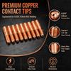 10pcs 0.024 Inch Diameter MIG Welding Contact Tips Copper Contact Tips  For MIG Welding Torch