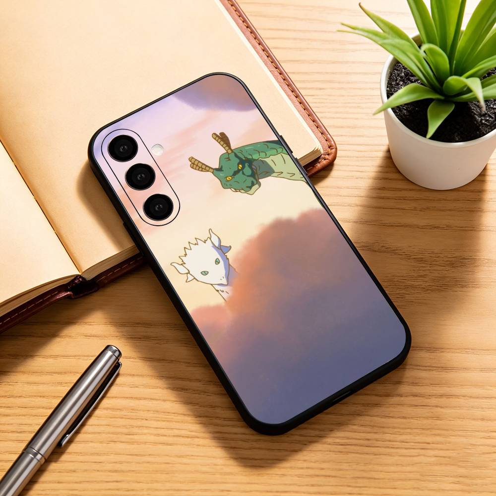 D-Dragon Maid Tohru Ilulu Phone Case Black Silicone Soft For Samsung Galaxy A73,A72,A71,A70,A53,A52,A51