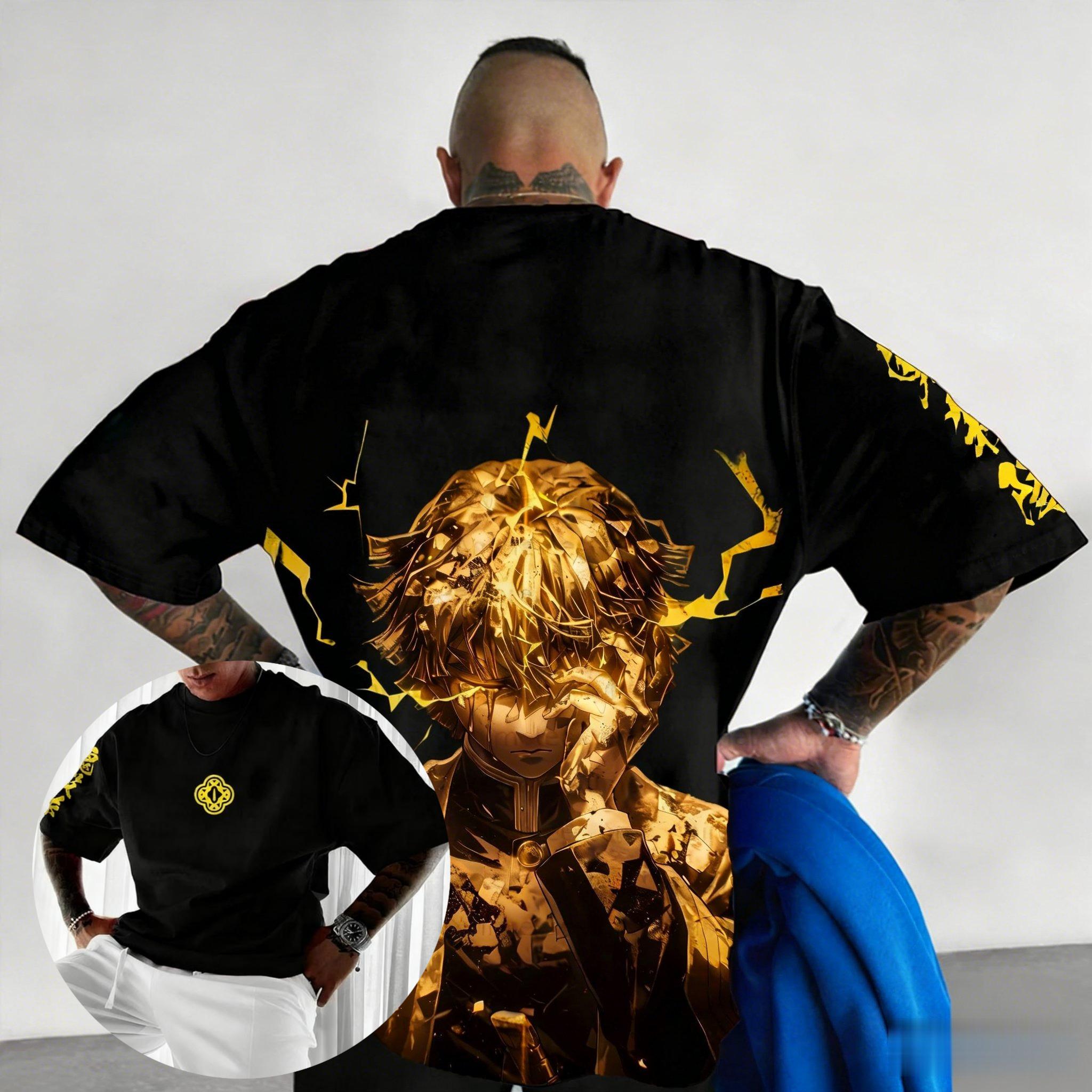 

2026 New Ghost Slayer Blade My Wife Shanyi Anime Men Harajuku Style Manga Enthusiast Y2K Unisex Tshirt S