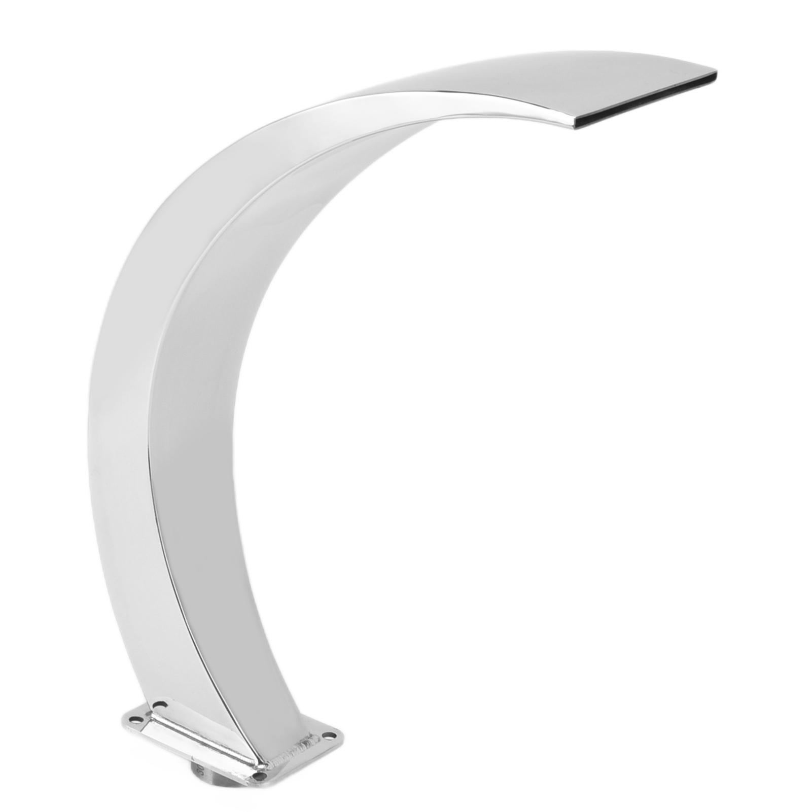 

Фонтан-водопад для бассейна G1 Внутренняя резьба 304 Нержавеющая сталь Округлый изогнутый дизайн Уличный фонтан для бассейна для