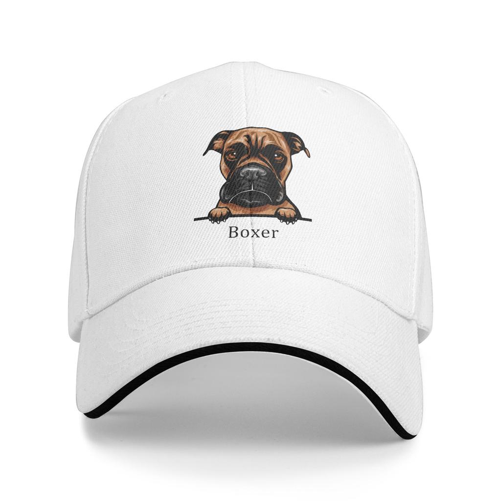 Personalized Boxer Dog Line Art Baseball Cap Hip Hop Unisex WoUnisexs Adjustable Pet Animal Dad Hat Spring Snapback Caps