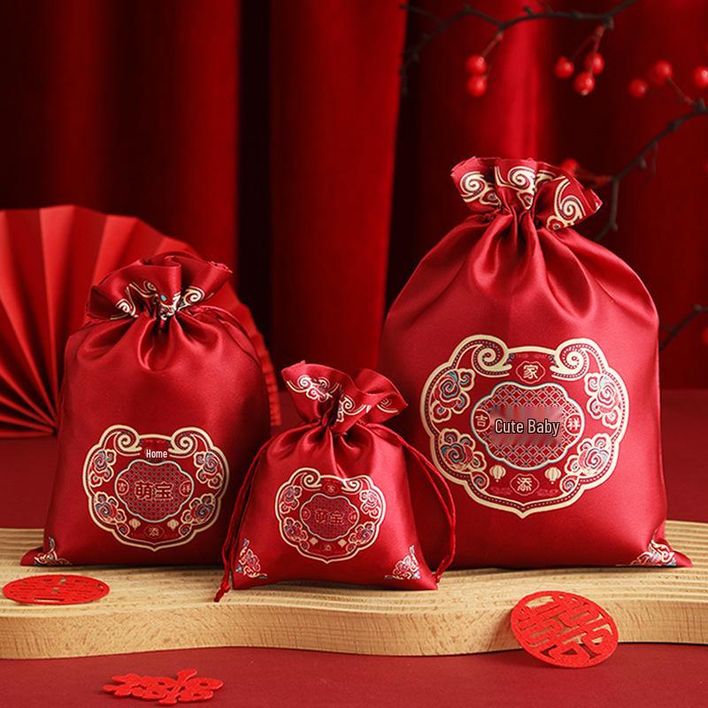 Chinese Style Creative Wedding Candy Cloth Bag