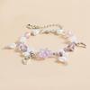 Flower Bowknot Bracelets for Women Aesthetic Sweet Handchain Party Jewelry Gift