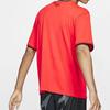 Jordan T Shirts Men's Red Crew Neck Moderate Straight Fit BQ8359-612