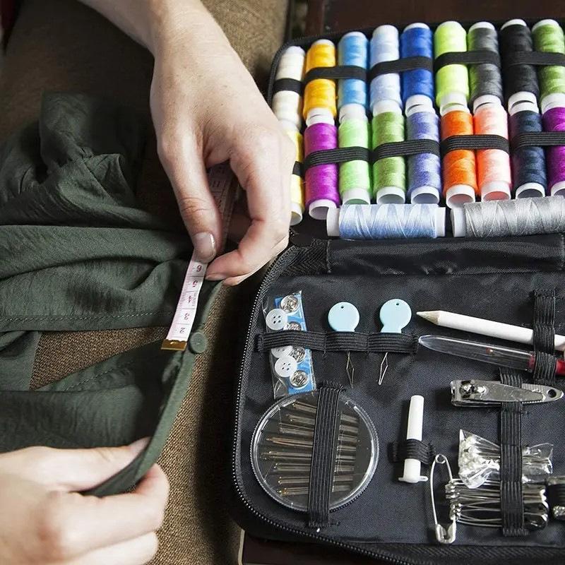 Sewing Kit with Case Portable Sewing Supplies for Home Traveler