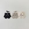 Korean Children's Gloves Autumn Winter New Solid Color Simple Warm Bag Finger Neck Baby Gloves Kids Mittens Accessories