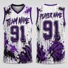 Fashion Custom Basketball Jersey   Free DIY Name Team Name Number 3D Printed Sports Vest Loose Quick Dry Team Uniforms