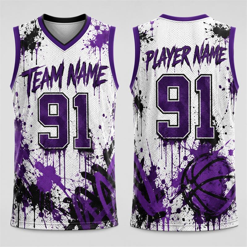 Fashion Custom Basketball Jersey Free DIY Name Team Name Number 3D Printed Sports Vest Loose Quick Dry Team Uniforms