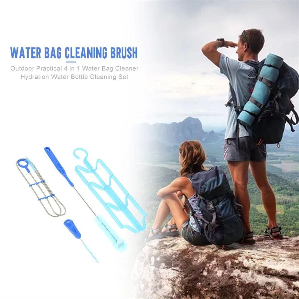 4 in 1 Water Bladder Cleaning Hanger Pipe Hydration Bladder Brushes  Cycling Hiking