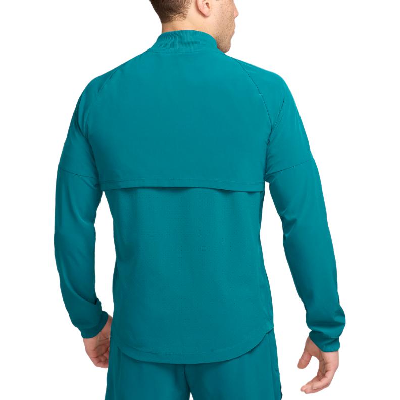 Nike Dri-FIT Rafa Logo Print Outdoor Casual Sports Zip-Up Jacket Men Jacket Crystal-Cave-Blue DV2885-381