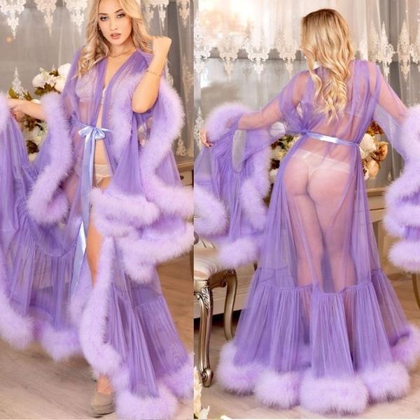 2021 Tyl Plyšový Edge Fairy Perspective Sexy pírko Svatební šaty s rozevlátým rukávem