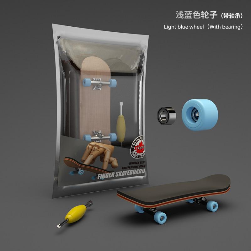 

Wooden Finger Scooter Maple Fingerboard Wheels And Bearings Fingerboards Professional Novelty Gifts Adults And Kids Fun Toys