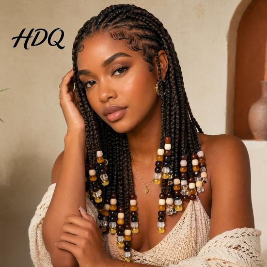 Hair Beads for Dreadlocks 60Pcs Dreadlock Accessories Large Hole Thick Braids