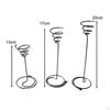3Pcs Air Plant Halter Stehen Pflanzer Regale Tillandsia Container Metall Pflanzen Spirale Rack für Haus