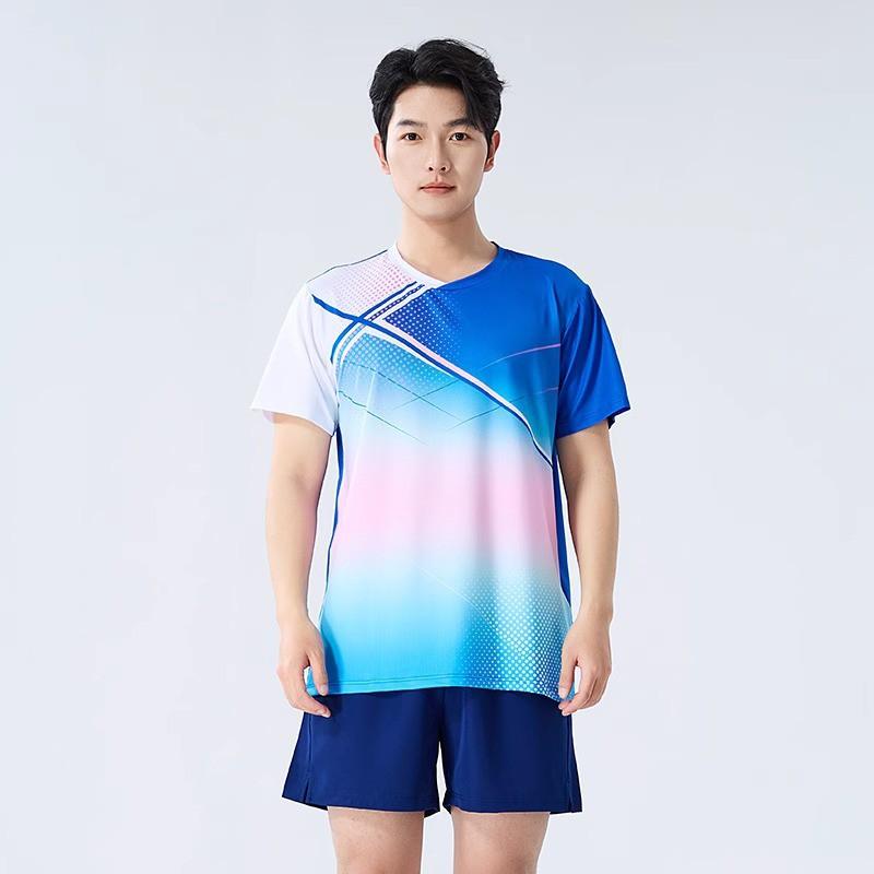 Lightweight Breathable Quick-Dry Sport T-Shirt Badminton Tennis Table Unisex Athletic Wear