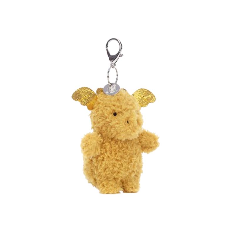 

JELLYCAT Mythical Animal Series Cute Cute Little Dragon Bag Ornament Companion Healing Doll Plush Pendant 18cm Height