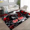 1PC Custom Name Dragon Samurai Night Theme Floor Mat Ideal for Living Room, Game Rooms, Office, Bedroom,Floor Mat Playful Design