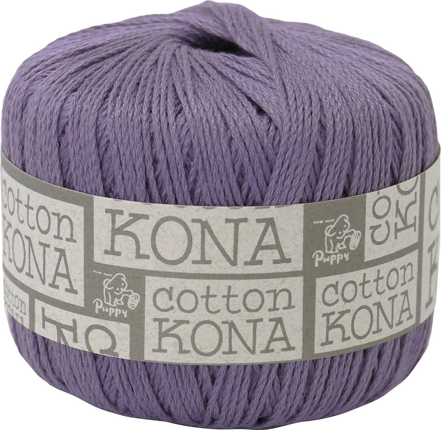 

Puppy Cotton Kona Yarn Medium Thick 58 Purple Series 40g 110m 10 Balls Set 10000362 Approx.