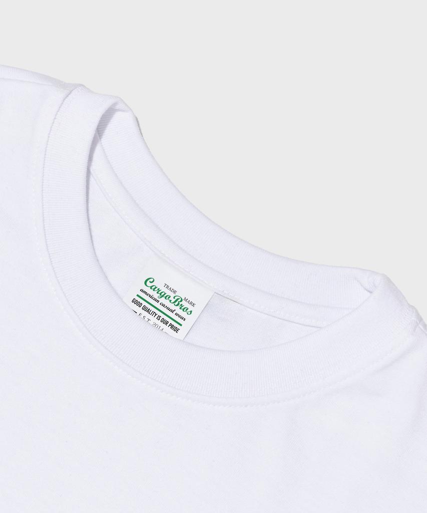 CARGOBROS American Authentic Short Sleeve T-Shirt (White)