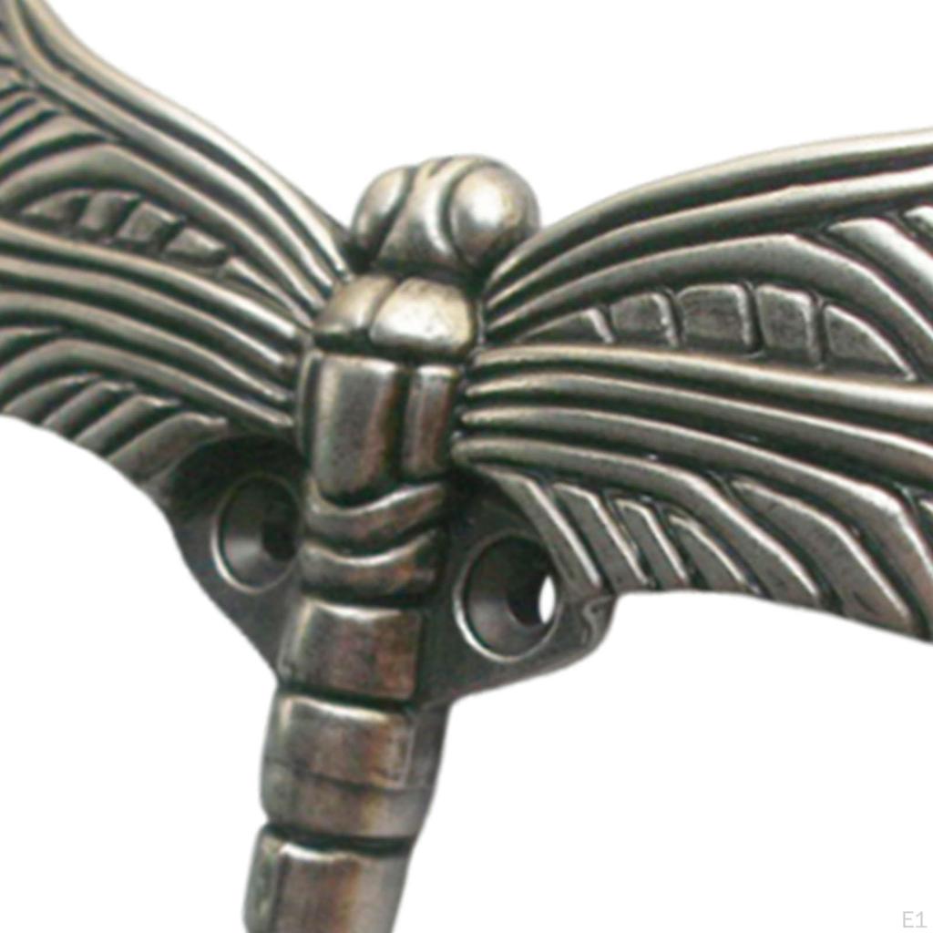 Dragonfly Hook Coat Brass Decorative Home Organisation Vintage Hardware Utility for Keys