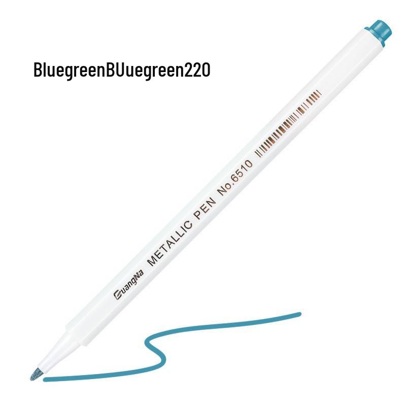 Guangna 6510 Metallic Signature Pen - Hard Tip Watercolor & Outline Pen for Drawing & Design