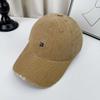 Versatile Ripped Baseball Cap Men's and Women's Embroidered Soft Top Breathable Outdoor Travel Sunscreen Shade Cap
