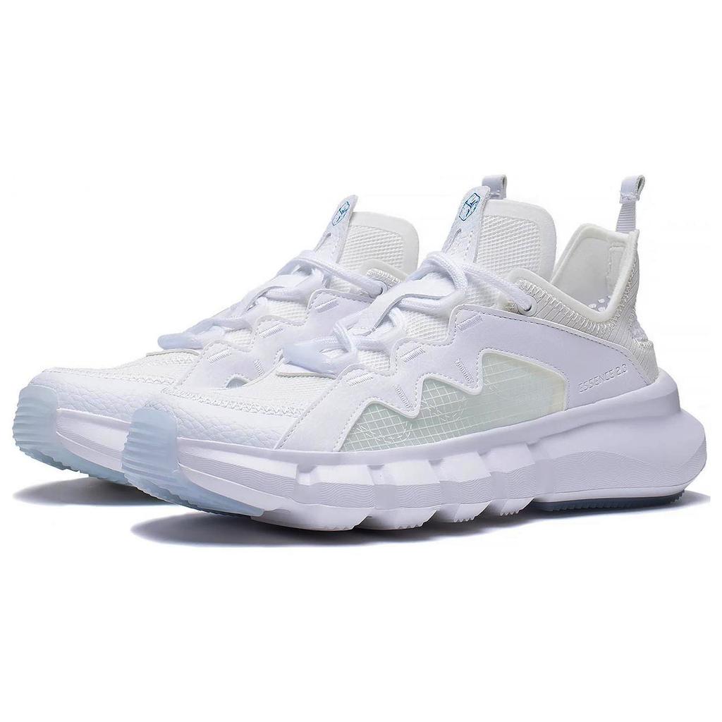 New LINING Enlightenment 2.3 Lite Vintage Basketball Shoes Men Low Top Standard White ABCS043-3