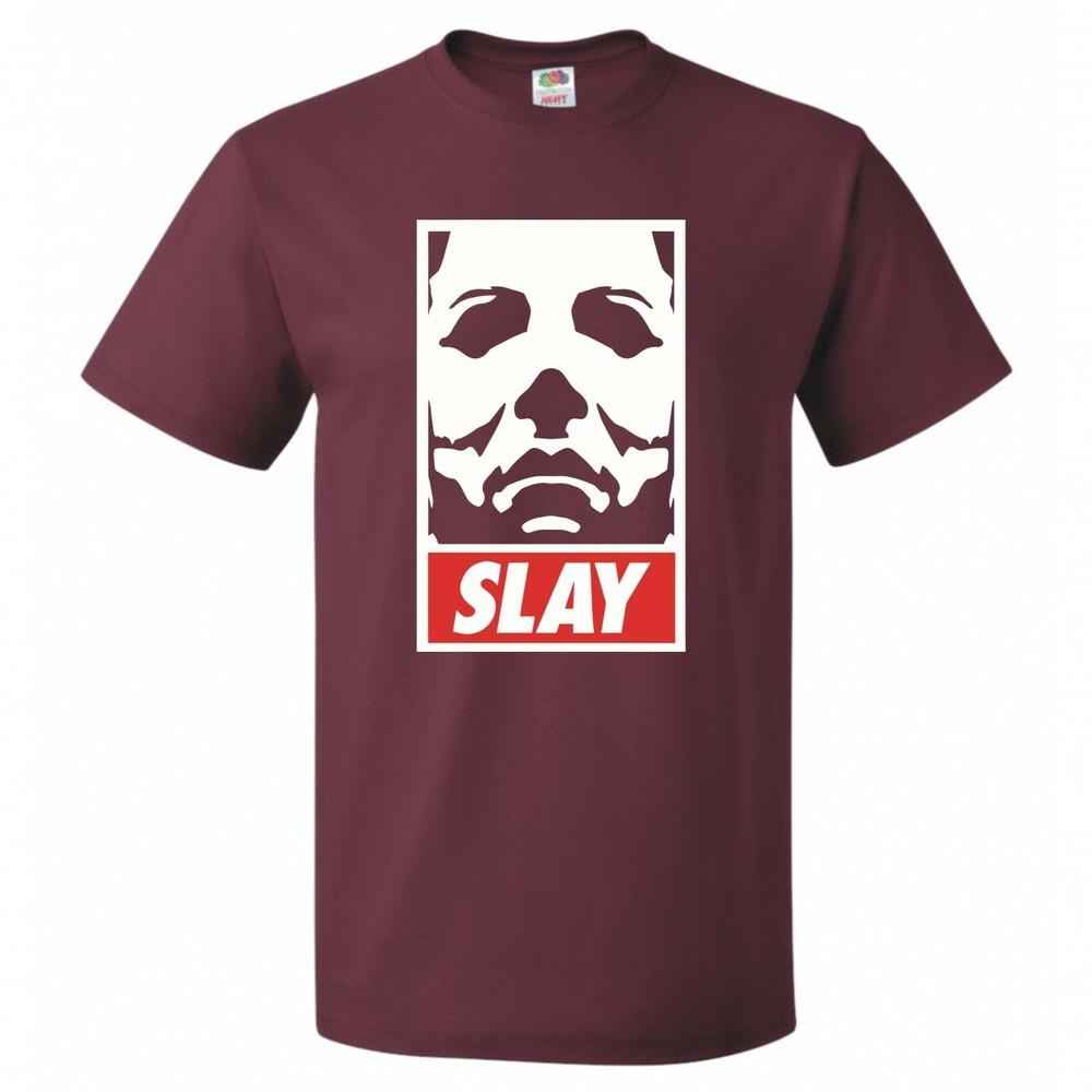 Inspired By Halloween Michael Myers Obey Slay Tshirt