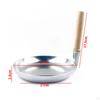 Aluminum Egg Pan, Versatile, Non-stick Coated, with Comfortable Wooden Handle – Ideal for