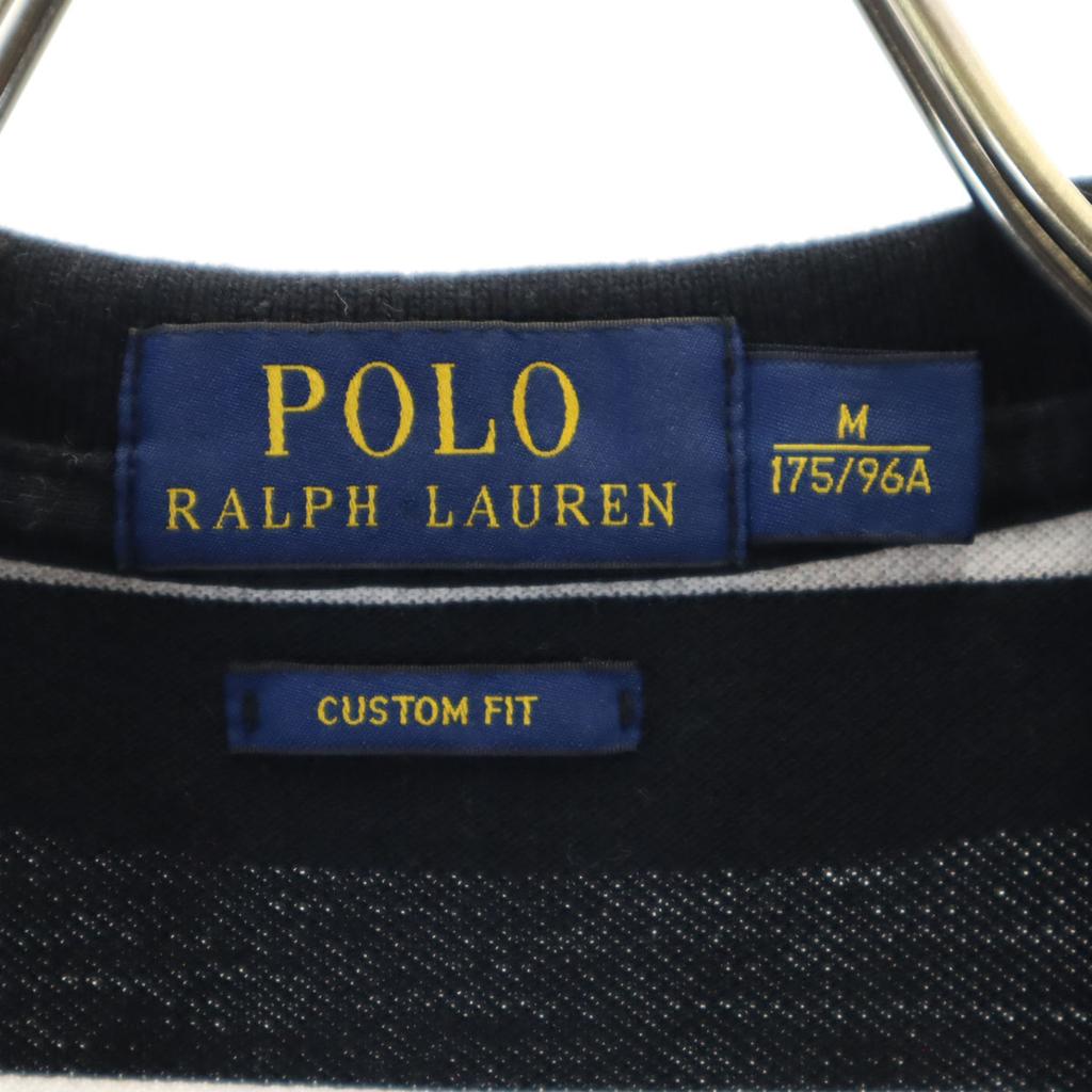 Polo Ralph Lauren Border Short Sleeve Polo Shirt M Black Series Men's Used